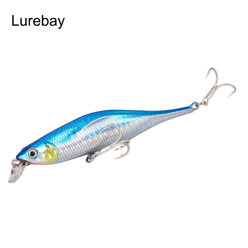 10 шт./партия светящаяся Лазерная приманка для рыбной ловли гольян 105 мм 11 г