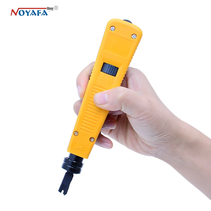 100% Оригинальный телефонный кабель noyafa Φ желтая крона Lsa plus RJ11 RJ45 отверстие набор