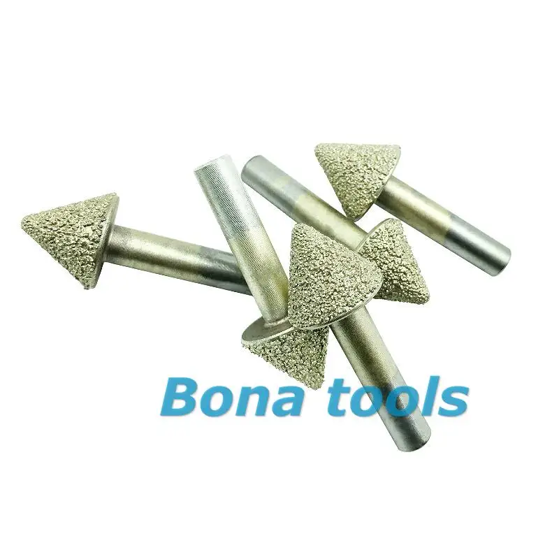 60 Angle 8mm V Shape CNC Stone Engraving Milling Bit NEW Diamond End Mill Cutters for 3d Relief Roughing Letter | Инструменты