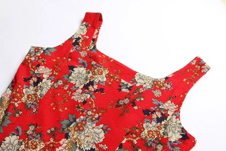 Женское винтажное платье из хлопка и льна с квадратным вырезом|casual dress|cotton linendresses