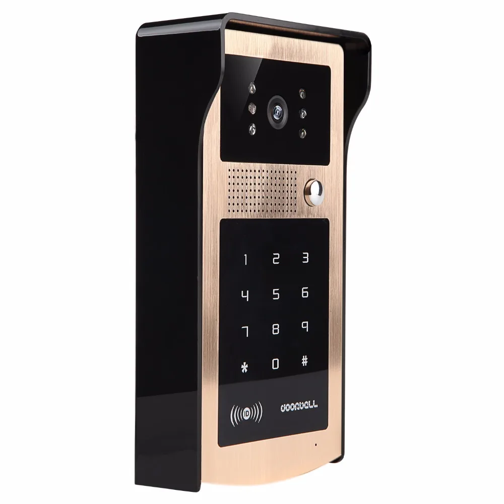 9 дюймовый большой ЖК дисплей управление доступом видеодомофон|video door phone|door phonedoor