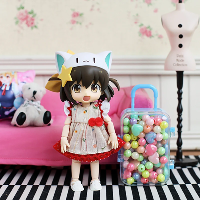 1 шт. 7 5 см мини чехол для путешествий 4 цвета пластиковый костюма Blyth 1/6 1/8 1/12 BJD OB11 20