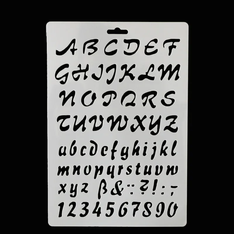 Письмо и номер дизайн торта пластиковые тампоны для печенья инструменты