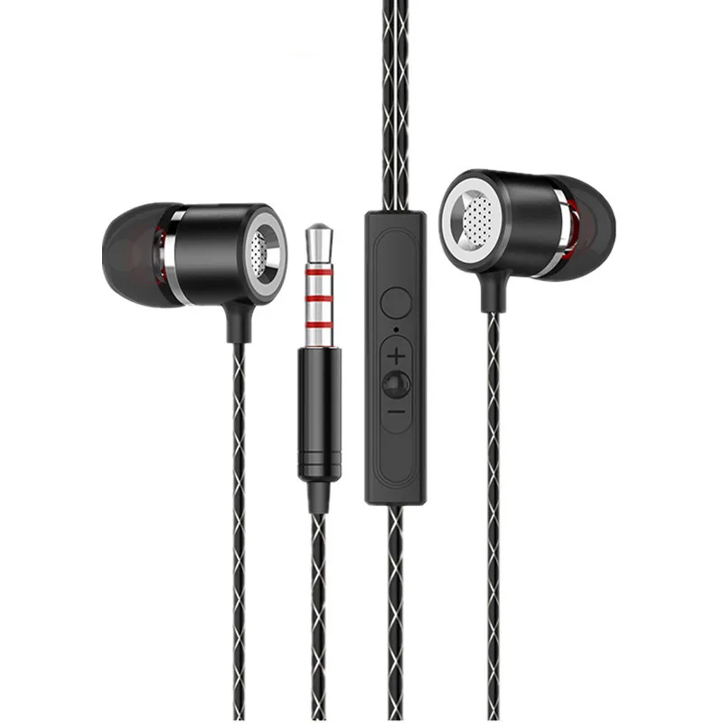 Оригинальные 3 5 мм Металлические вставные проводные наушники HiFi стерео бас с