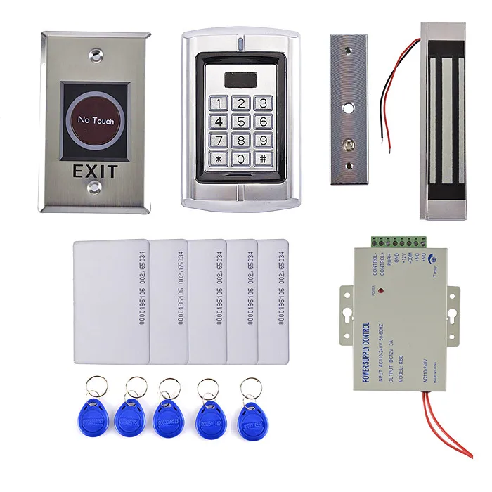 RFID Водонепроницаемый Управление доступом DIY Полный комплект с электрическим