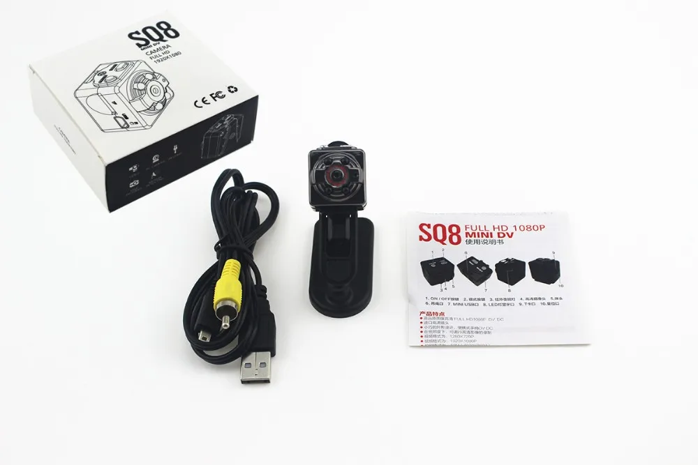 Sq8 Micro Камера Full HD 1080 P мини инфракрасный Ночное Видение движения Сенсор Kamera