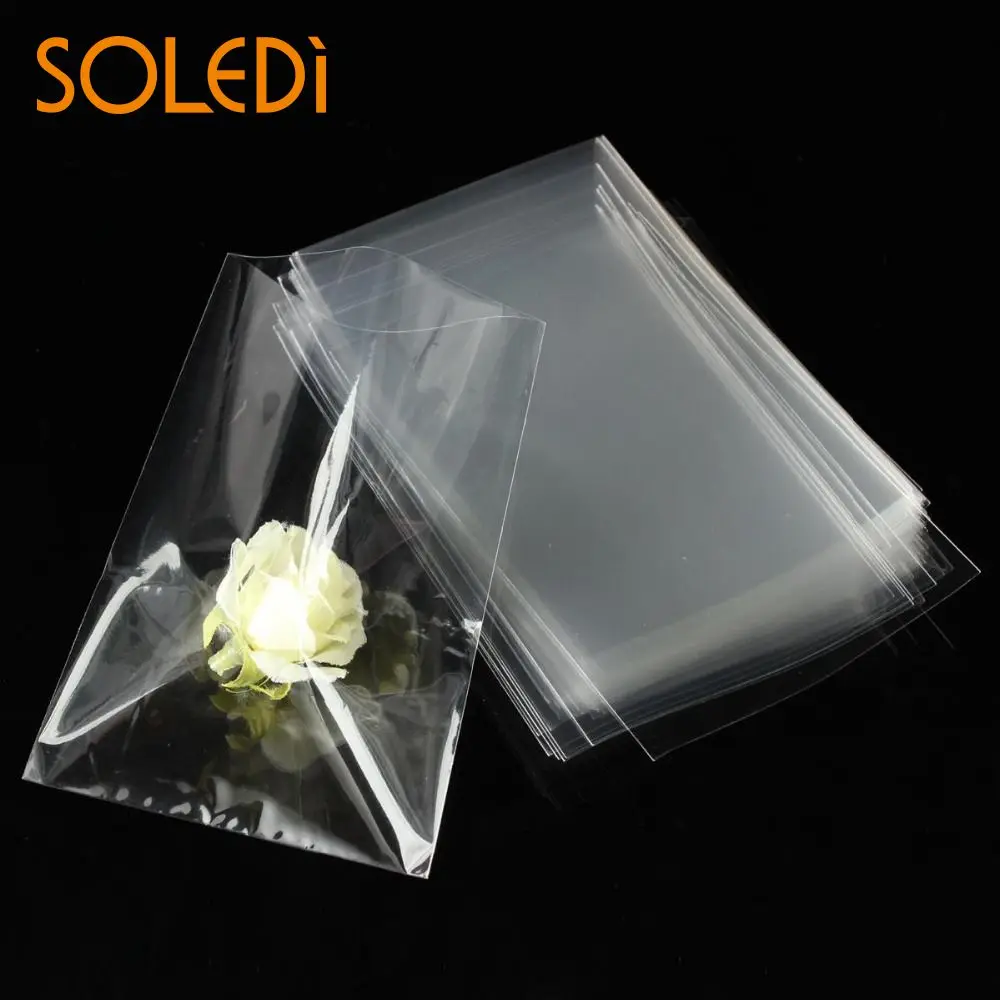 SOLEDI 100 шт 6х10 см OPP печенья для конфетный подарок целлофановый пластиковый мешок