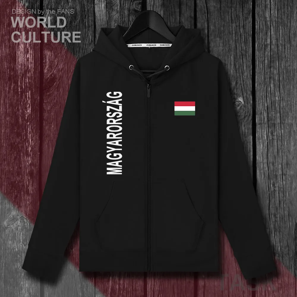 Hungary Hungarian HUN HU мужские флисовые толстовки на молнии Зимние трикотажные куртки и