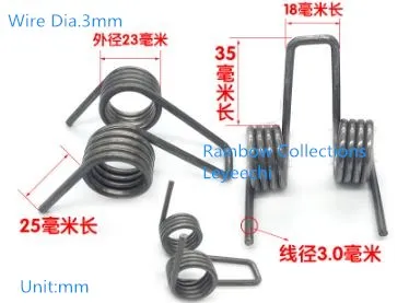 Лидер продаж! 2 шт./лот пружины из стальной проволоки диаметром 3 мм * Внешний