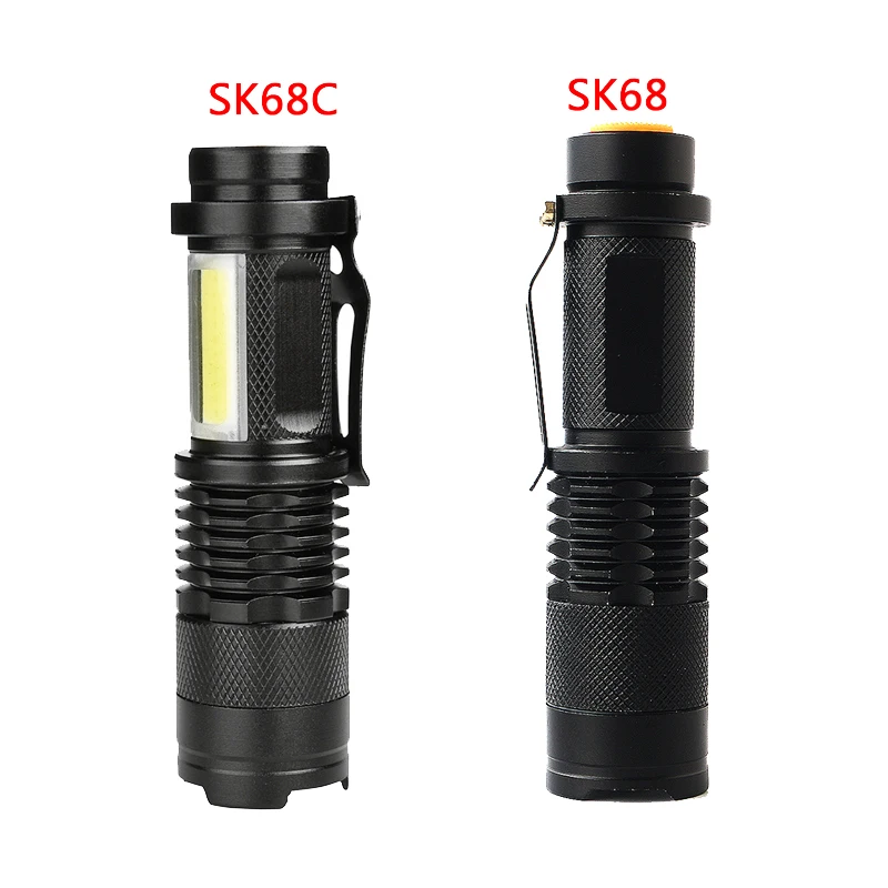 Z20Litwod SK68C светодиодный мини фонарик XPE + COB Zoom водонепроницаемый алюминиевый с 4