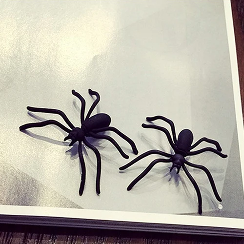 New and fashion Boy Girl 1 Pc Funny Weird Big Black Spider Ear Stud Punk Style Earring Jewelry | Украшения и аксессуары