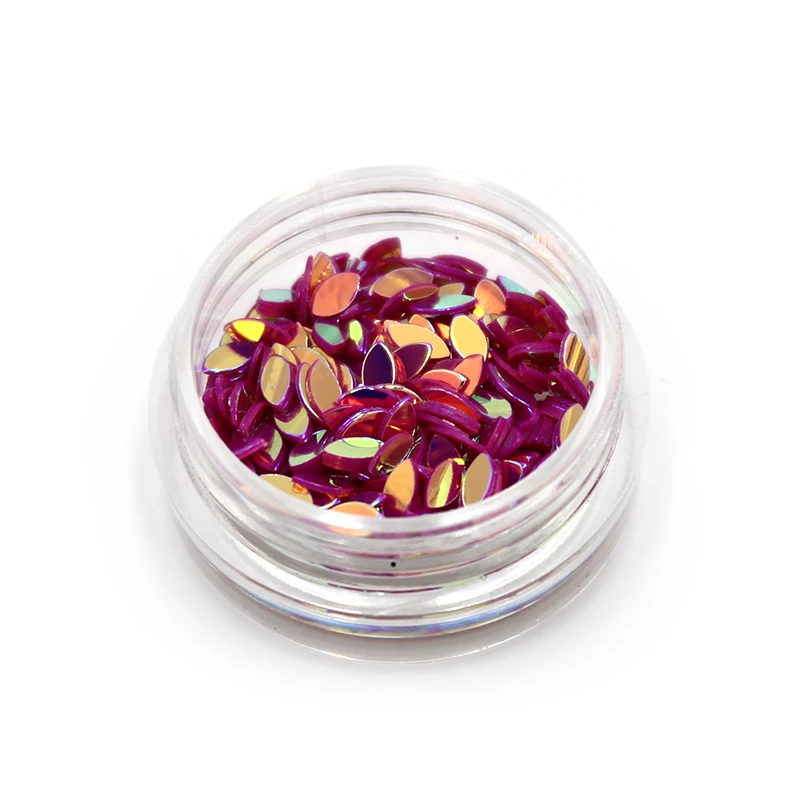 Блёстки для ногтей 12 цветов 3D форма капель Блестящий акриловый дизайн салон