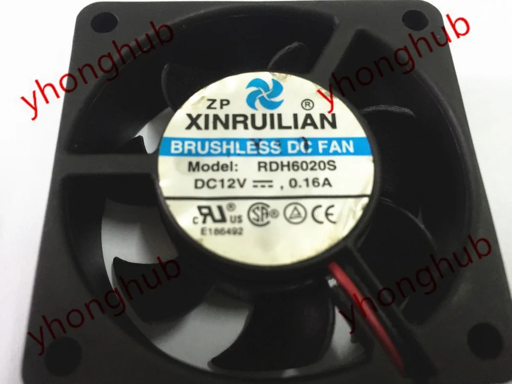 XINRUILIAN RDH6020S DC 12V 0.16A 2 проводной 60x60x20 мм Сервер вентилятор охлаждения|square fan|server fandc