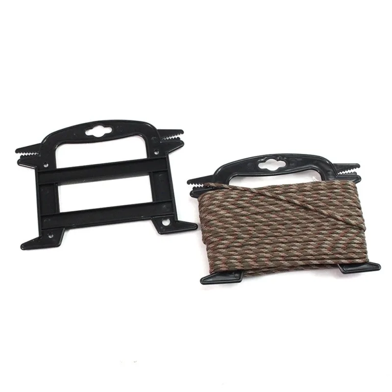 Paracord лестница рыболовные инструменты намотки черные катушки органайзер для
