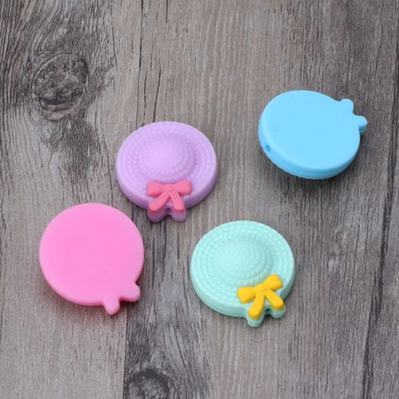 Мини-шапка Детские Прорезыватели Силиконовые бусы для прорезывания зубов BPA