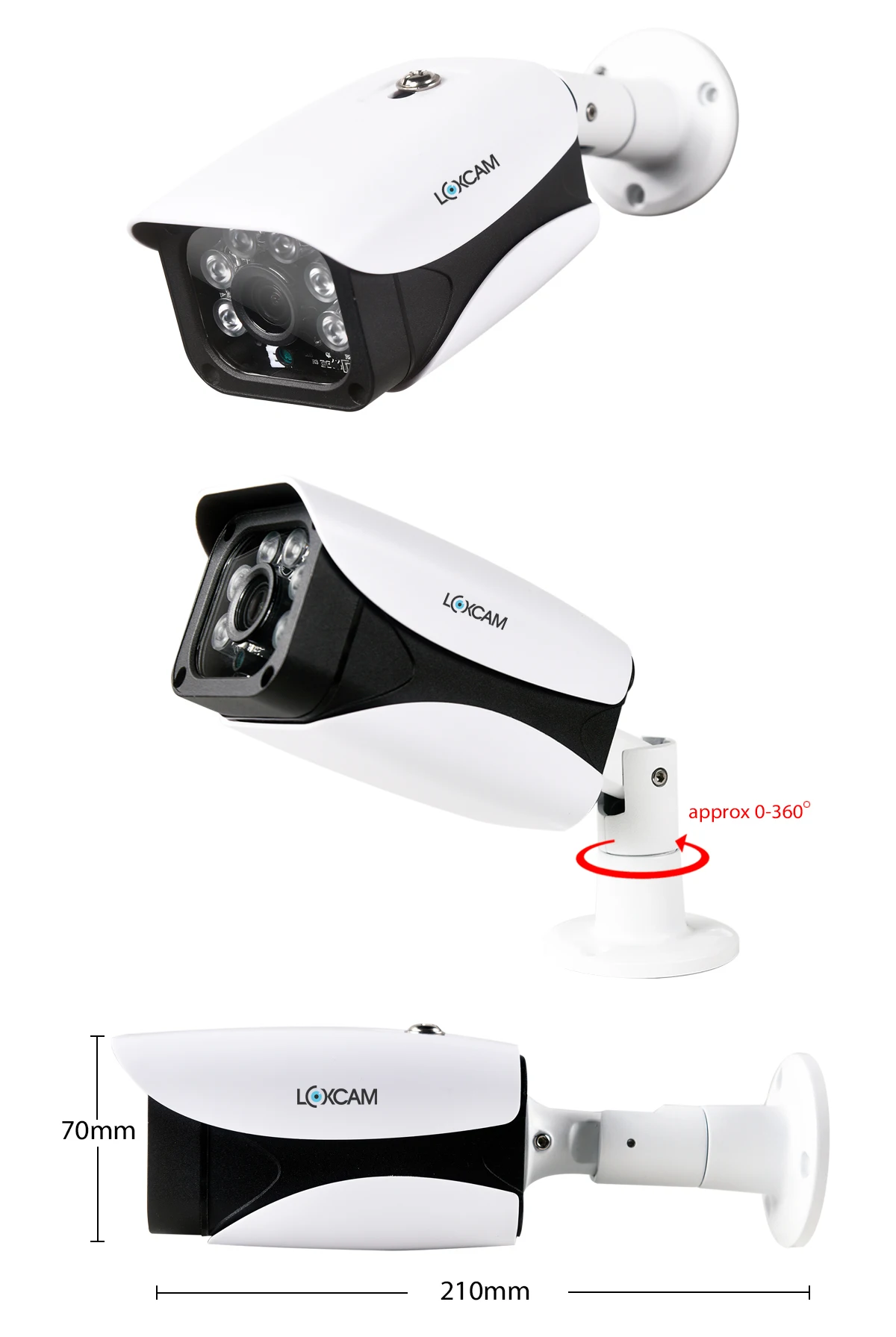 H.265 8CH 4MP CCTV POE система NVR @ 25fps 1920P 2MP IP66 в/на открытом воздухе Водонепроницаемый IP