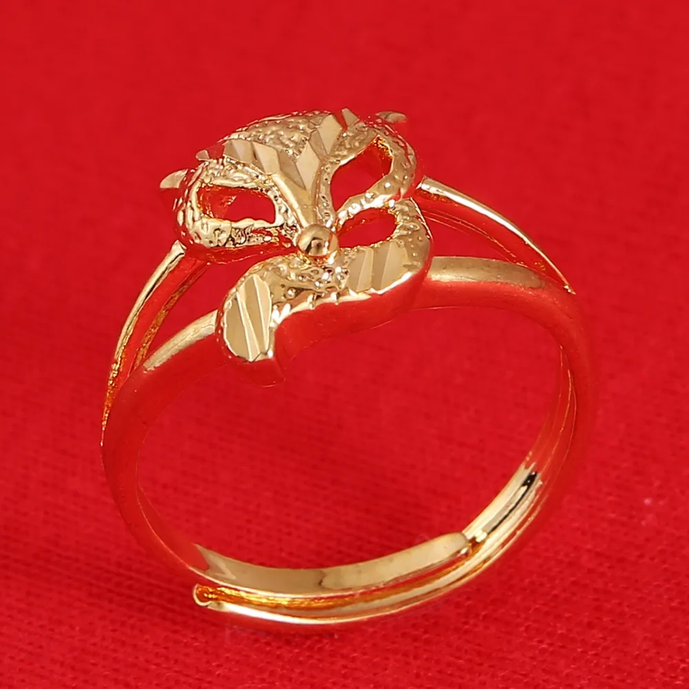 Trendy Animal Ring Gold Color Fashion Jewelry Simple Unique Fox Lowrie Wedding Rings For Women Party Gift | Украшения и