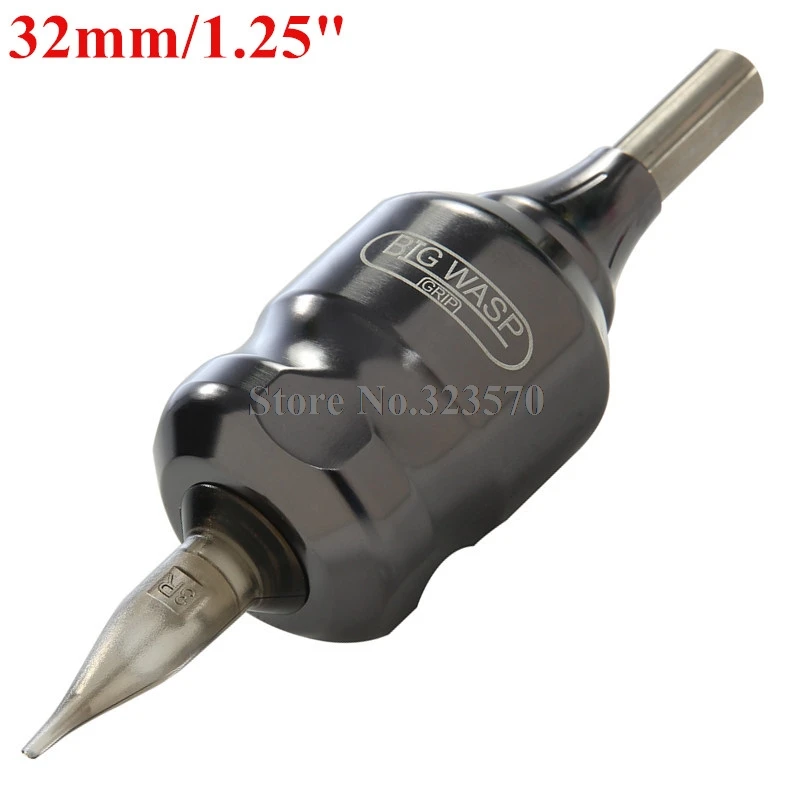 Профессиональный Серый картридж BIGWASP с регулируемой ручкой 32 мм для иглы