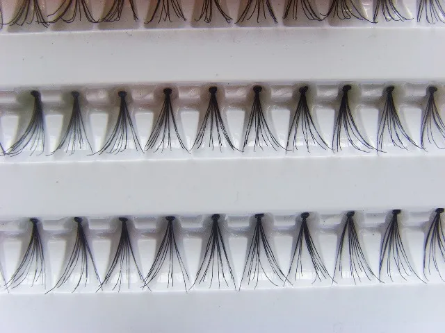 Накладные ресницы ручной работы 8 мм Черные в одной упаковке накладные для