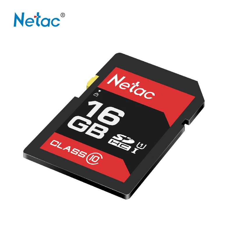 Netac SD карты 16 ГБ Памяти высокоскоростная карта до 90 МБ/с./с. Full HD 4 к DJ музыка