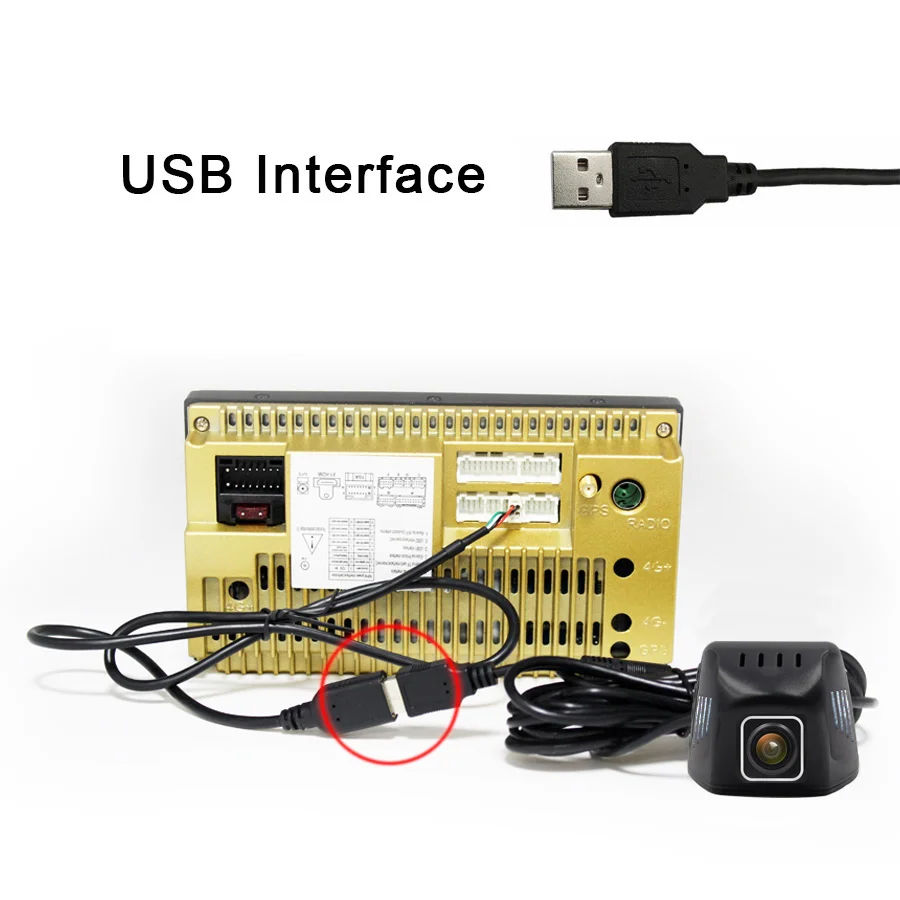 Автомобильный видеорегистратор TOPSOURCE с USB 720 P для Android 6 0 7 1 4 DVD GPS проигрыватель