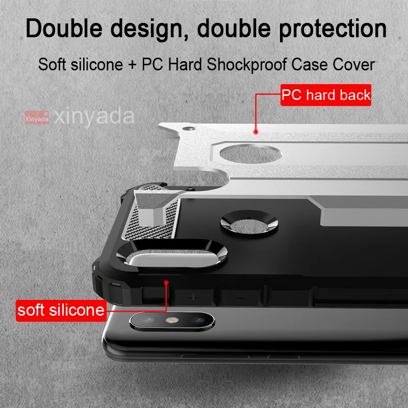 Xinyada противоударный защитный чехол для Xiaomi Mi 6X A2 Redmi Note 5 Pro Mix 3 2S Роскошный мягкий