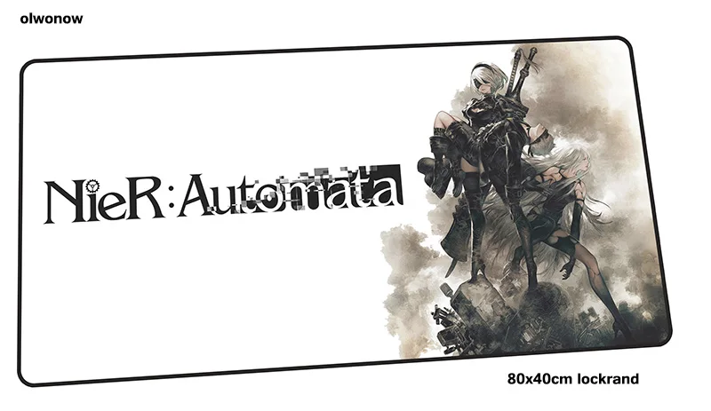Size 800x400x3mm Nier automata коврик для мыши 800x400x3 мм подставка для запястья игровой коврик для мыши геймер коврик аниме компьютерный стол padmouse клавиатура большие игровые коврики - Цвет: Size 800x400x3mm