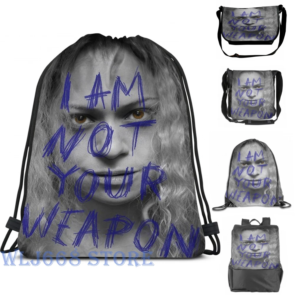 Забавные сумки на плечо с графическим принтом женский рюкзак одно изображением