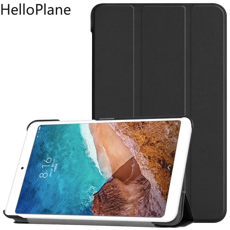 For Xiaomi MiPad 4 Mi Pad Plus Pad4 8.0 10.1 inch Case Tablet PC Custer Tri 3 Fold Folio Stand Bracket Flip Leather Cover | Компьютеры и