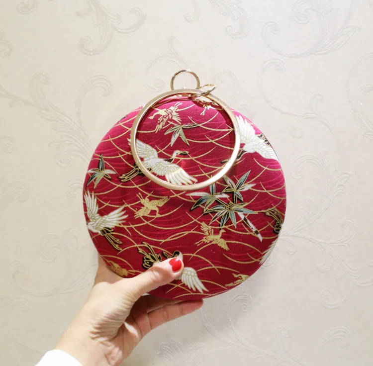 Angelatarch Новое поступление китайский стиль Cheongsam Винтажный Классический в стиле ханьфу круговой вечерняя сумка через плечо дневной клатч ручные сумки