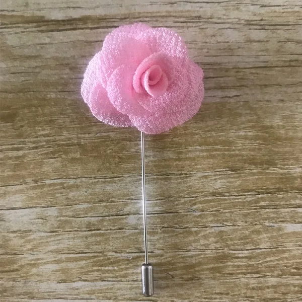 Оптовая продажа недорогая бутоньерка для жениха 50 шт. из ткани с розами мужчин