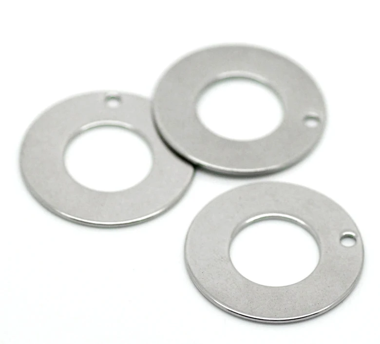 Круглые Подвески из нержавеющей стали 5 50 шт. пустые штамповочные бирки сделай