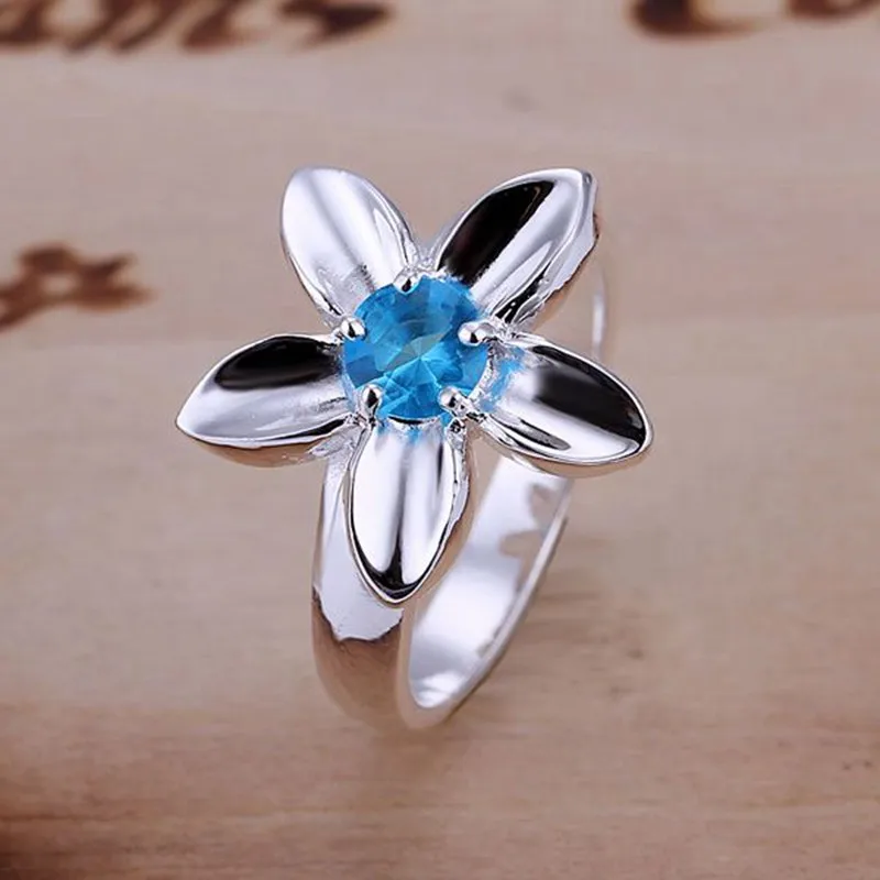 Посеребренная кольцо стерлингового серебра--Jewelry Кольцо заводские цены