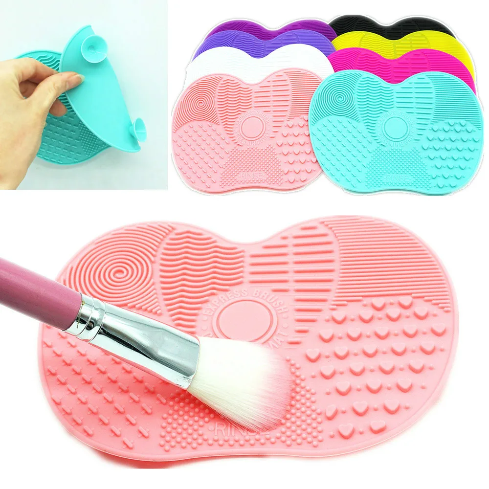 Кисти Массажер силиконовый коврик для очистки кистей Косметика Make Up щетка мытья