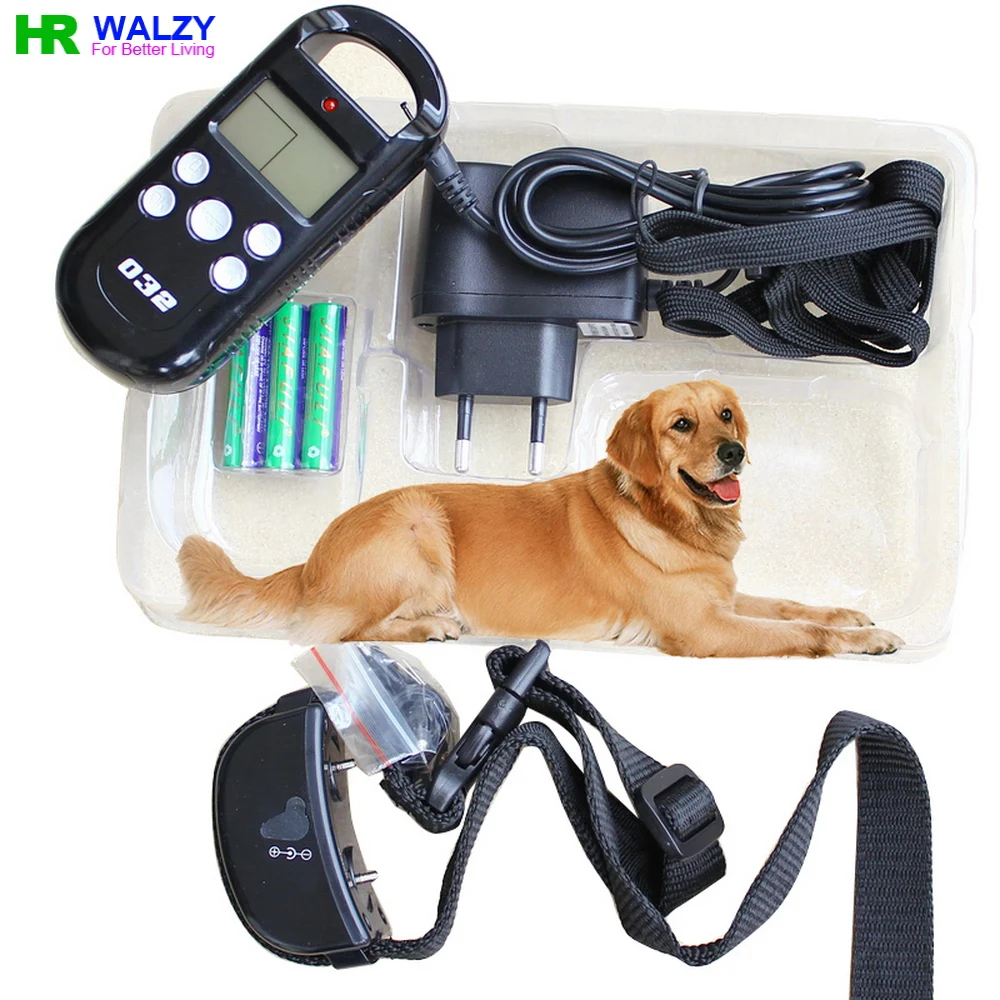 Перезаряжаемый пульт дистанционного обучения собаки ошейник Синяя подсветка 998DR