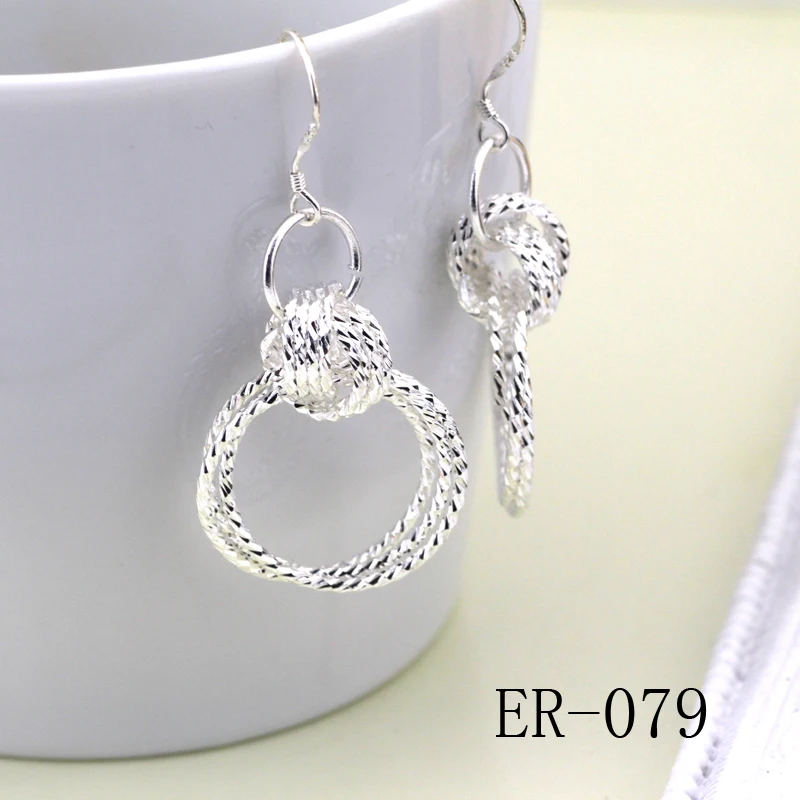Женские винтажные серьги Красивые Висячие из стерлингового серебра 925 пробы 2017|925