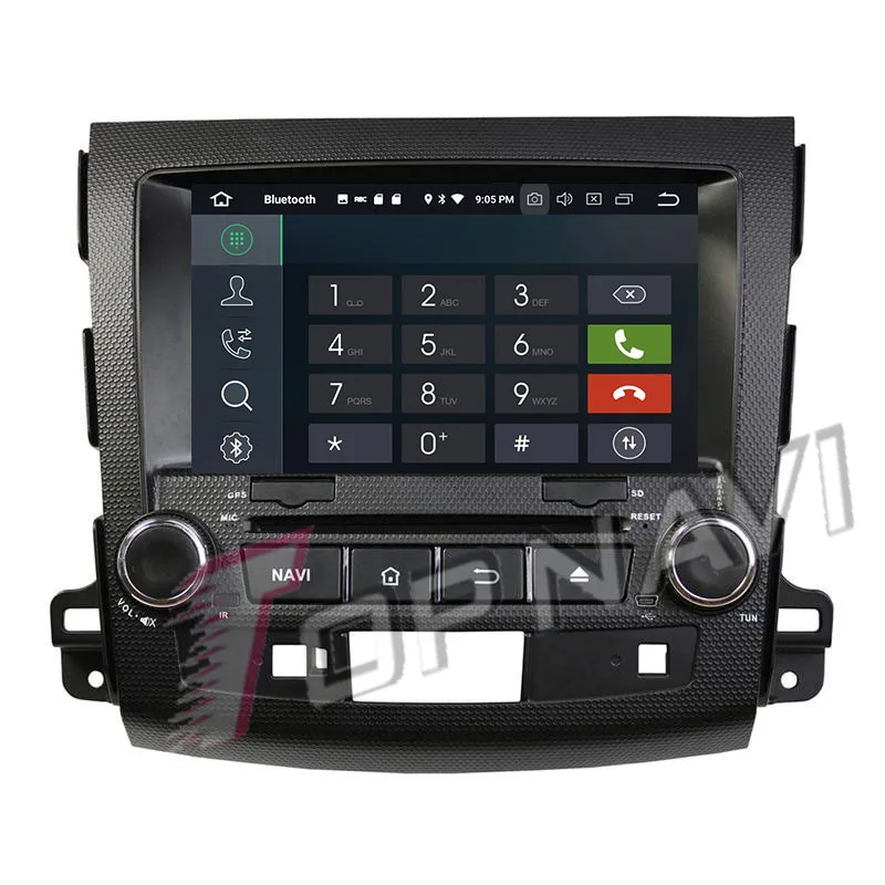 Автомобильный мультимедийный DVD-плеер Topnavi Восьмиядерный Android 9 0 для Mitsubishi Outlander