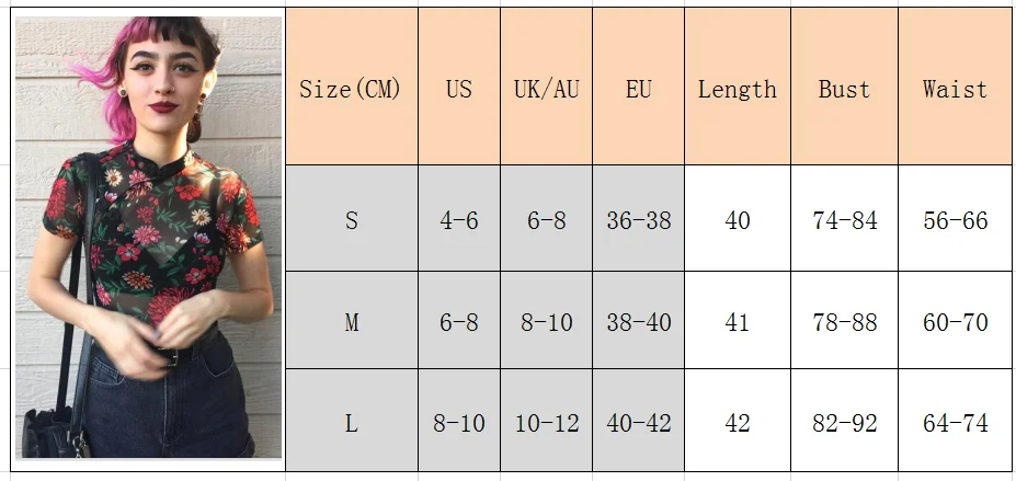 Женская блузка в стиле ретро полупрозрачная сетчатая с коротким рукавом и