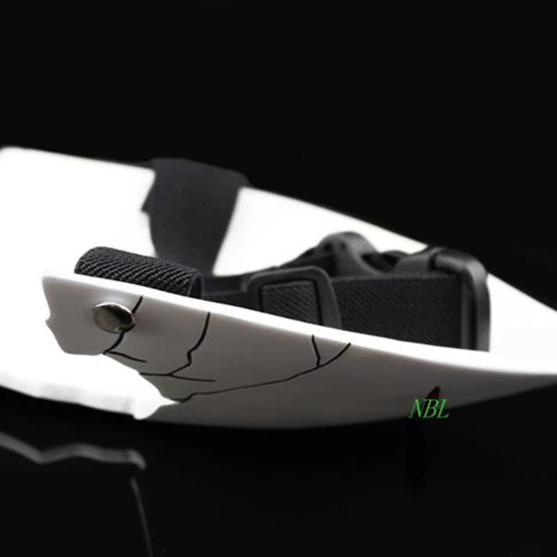 Японские Аниме темнее чем черные белые маски Hei полулицевая маска на Хэллоуин