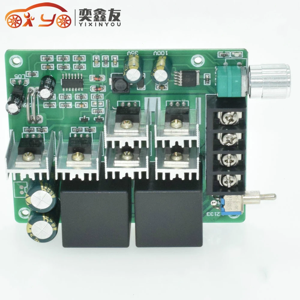 12V24V36V48 PWM DC щетка регулятор оборотов замедление двигателя ограничительная защита тока с переключателем двухстороннее Управление скоростью(6,5