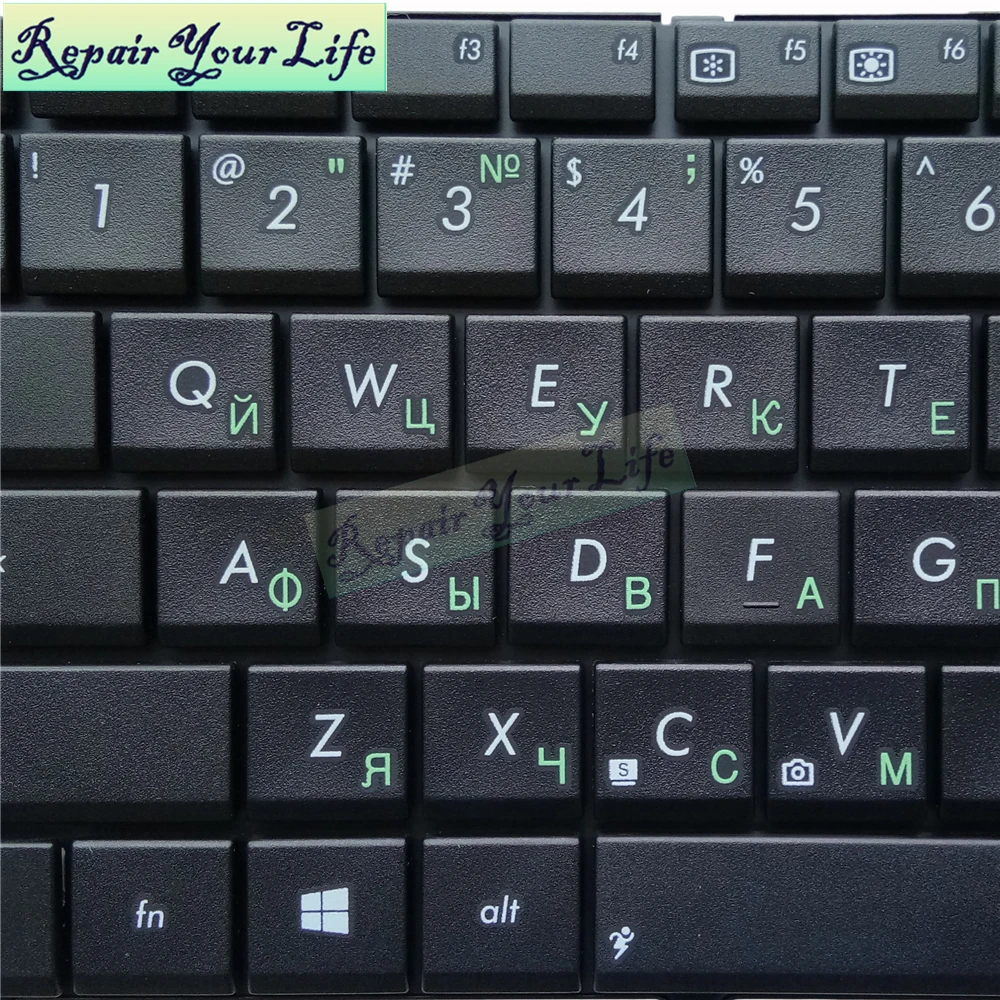 Клавиатура для ноутбука Asus N53J N53D N53S N61D N73S N73SC N90S N90SV N90SC русские стандарты RU черный