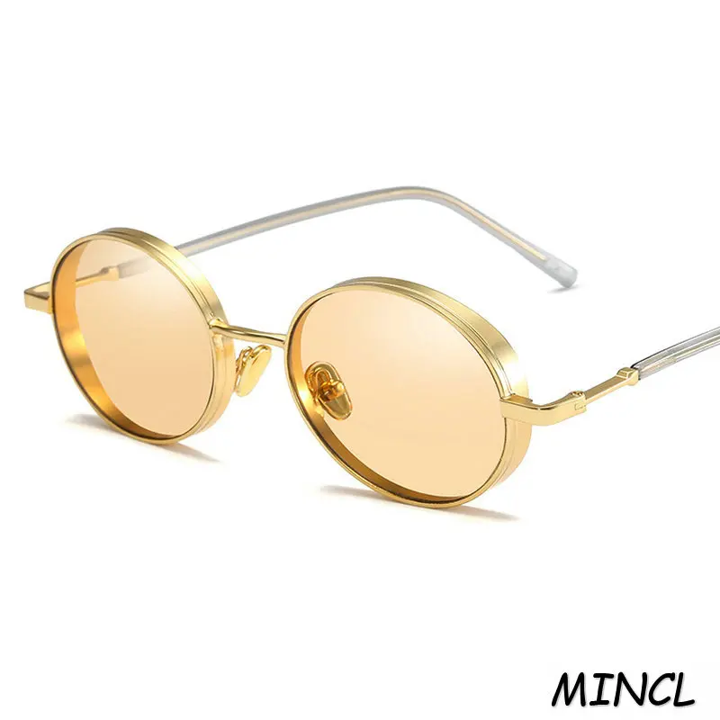 Солнцезащитные очки в стиле панк для женщин и мужчин Винтажные металлической