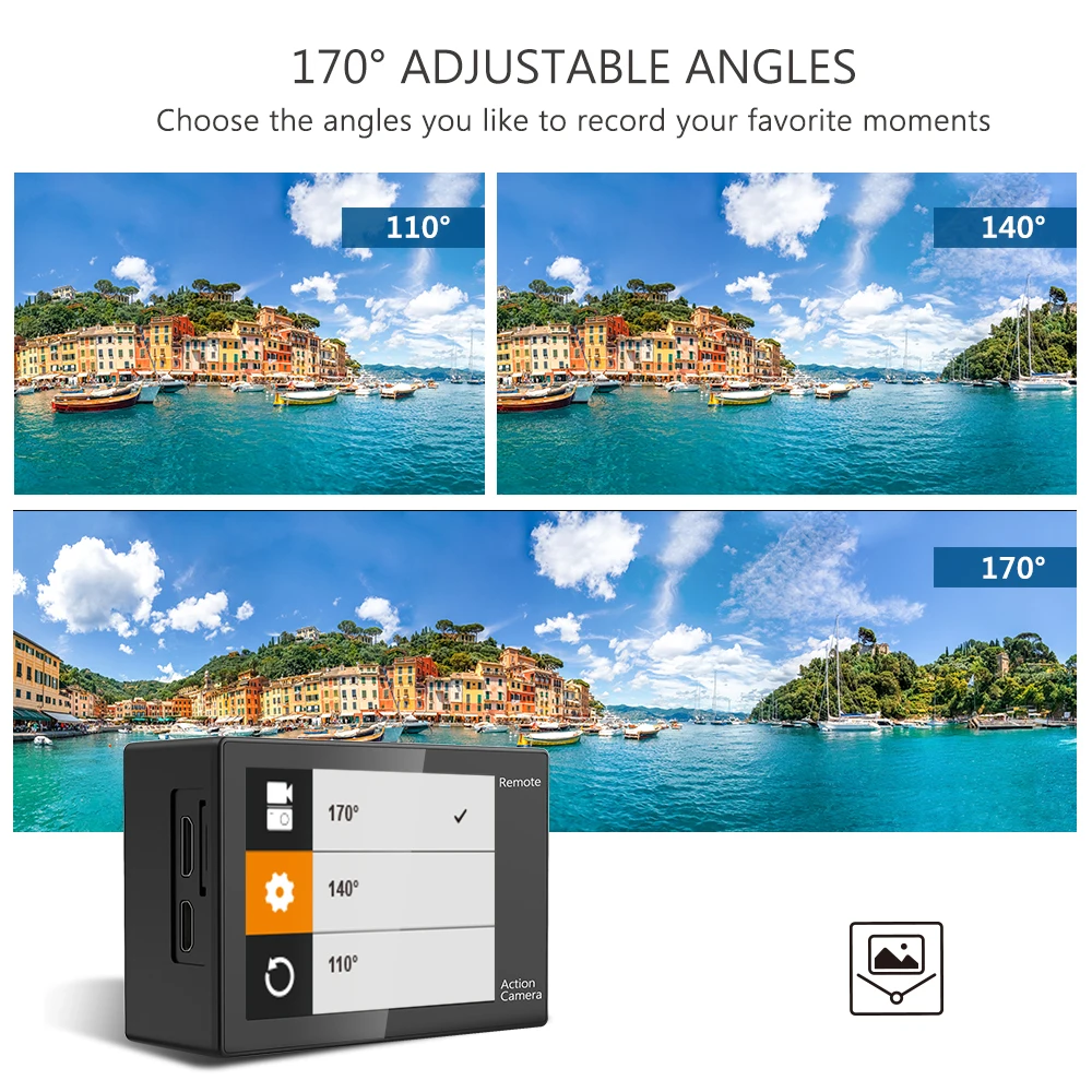 Экшн камера AKASO Vision 3 pro Ultra HD 4K водонепроницаемая 30 м 2 0 дюймовый экран 1080p