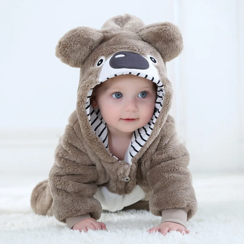 SAILEROAD Baby Koala Kigurumi, костюм для косплея с изображением животных, Детский комбинезон для младенцев, фланелевый комбинезон, удобный кигуруми