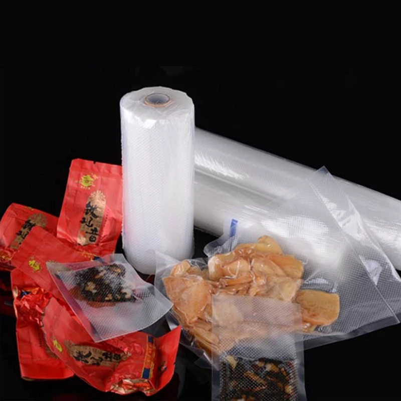 100pcs Food Vacuum Storage Bag For Kitchen Fruit Vegetable Fresh-Keeping Snack Suitable Microwave Frozen Refrigerated | Дом и сад