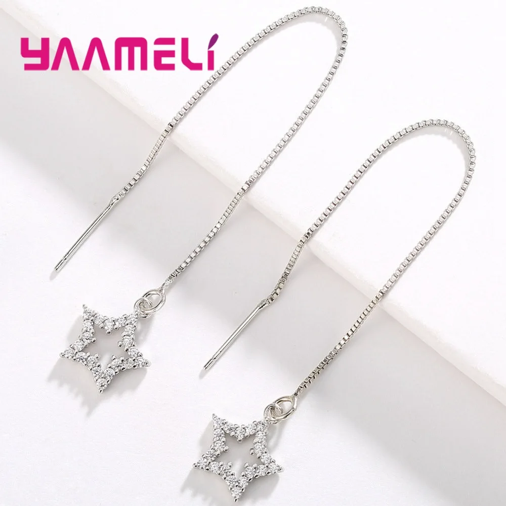 Горячая Мода женщин/леди/девушки супер длинные висячие серьги с