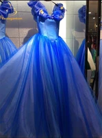 bealegantom blue ball gown quinceanera dresses 2019 beaded sweet 16 dress lace up for 15 years vestidos de 15 anos qa1226