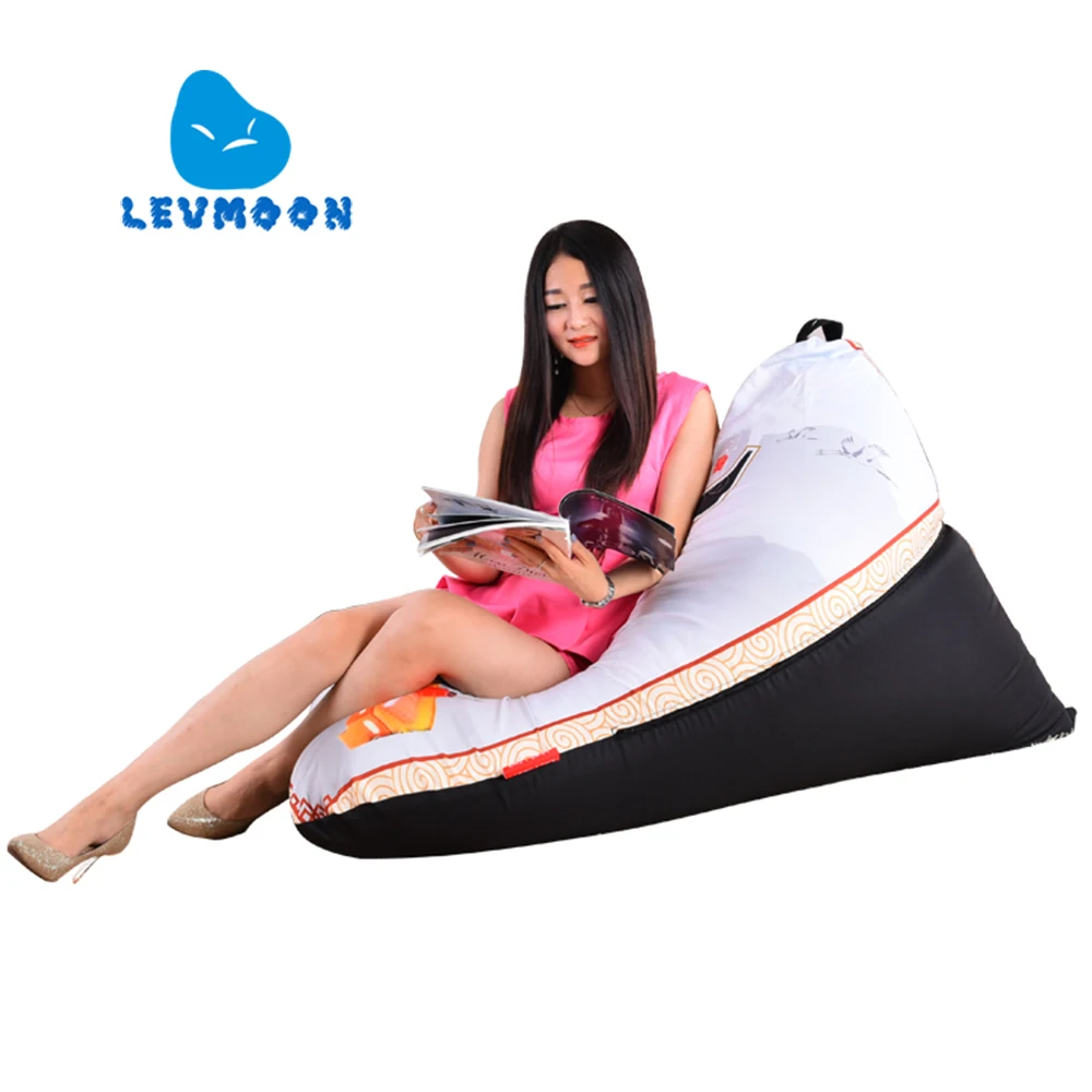 LEVMOON Beanbag кресло для дивана LI Pring Seat Zac удобная сумка кровати без наполнения 100%