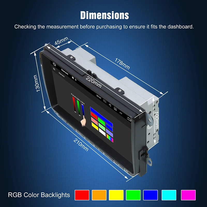 Тыква автомобильный мультимедийный плеер 2 din 9 &quotавтомобильное радио GPS Android 8 1