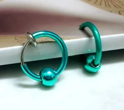 Невидимые серьги кольца для носа 13 мм 50 шт.|ear clip|no pierceclips ears |